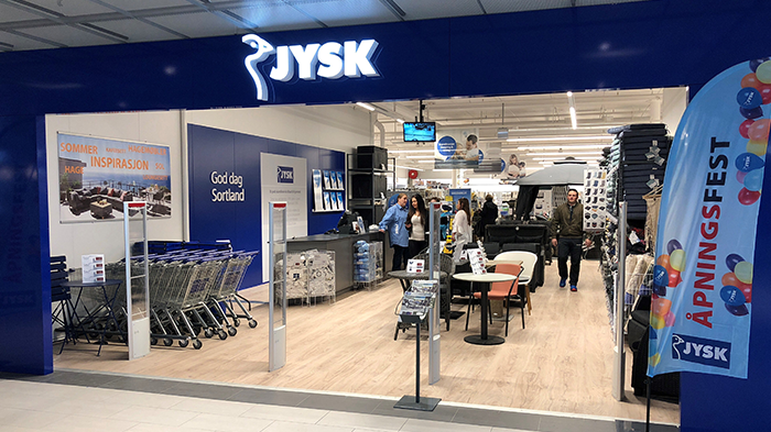 Fornyelsen av JYSK har endelig nådd Sortland! 