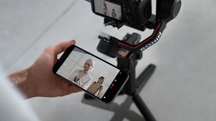 DJI RS 3 - App-based parameter adjustment