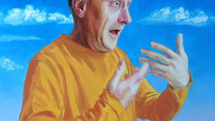 Stammering self portrait by Paul Aston