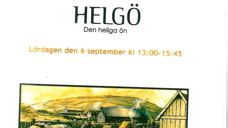 Nyinvigning av Helgö – den heliga ön!