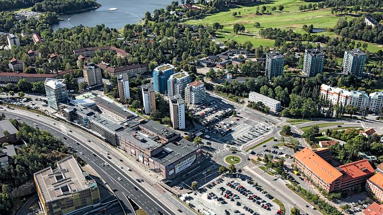 Mörby flygbild