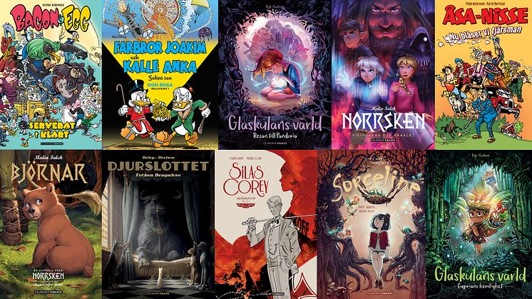 Egmont Publishing serieboknyheter hösten 2020.