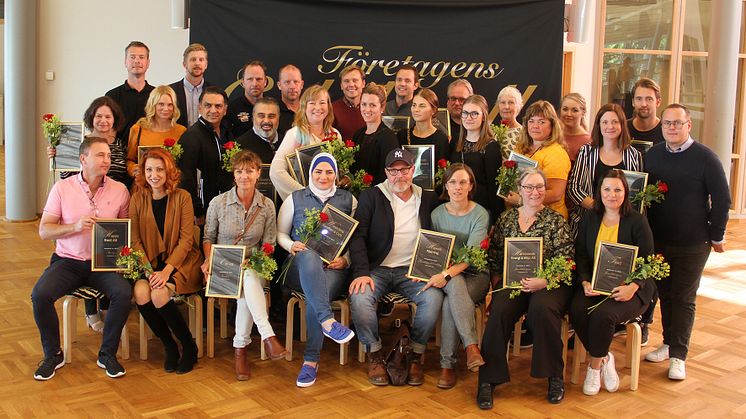 Alla nominerade till årets företagspriser.