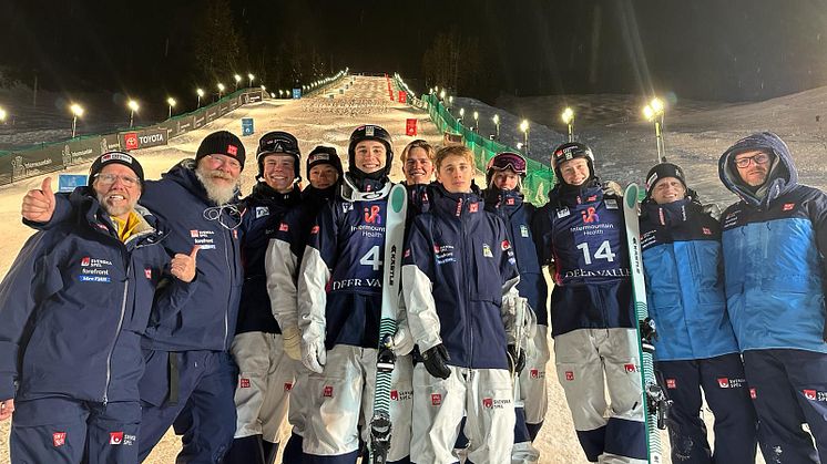 Hela svenska landslaget i Deer Valley