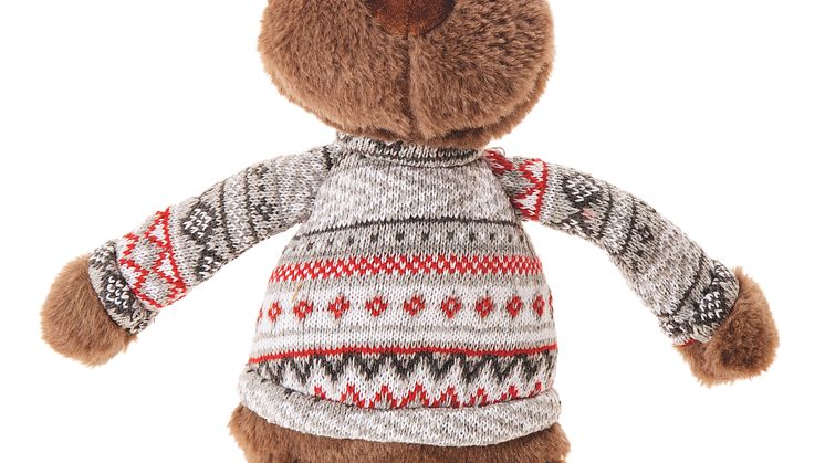 Little&Bigger ScandiClassics Dog Toy Pullover Moose
