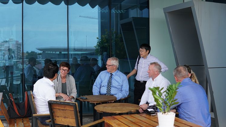 The Norwegian Embassy visiting TES Vietnam
