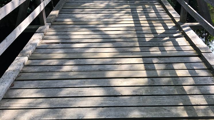 Den gamla bron i Östanås som nu ska bytas ut.
