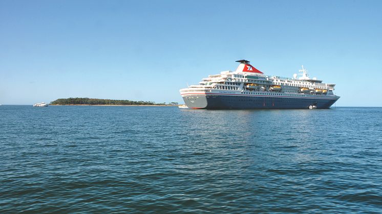 Balmoral at sea