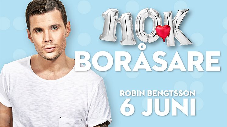 110 000 boråsare firas med Robin Bengtsson på scen