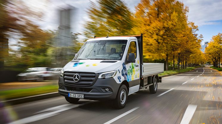 Nya Mercedes-Benz eSprinter som chassi kan förses med en mängd olika påbyggnader.