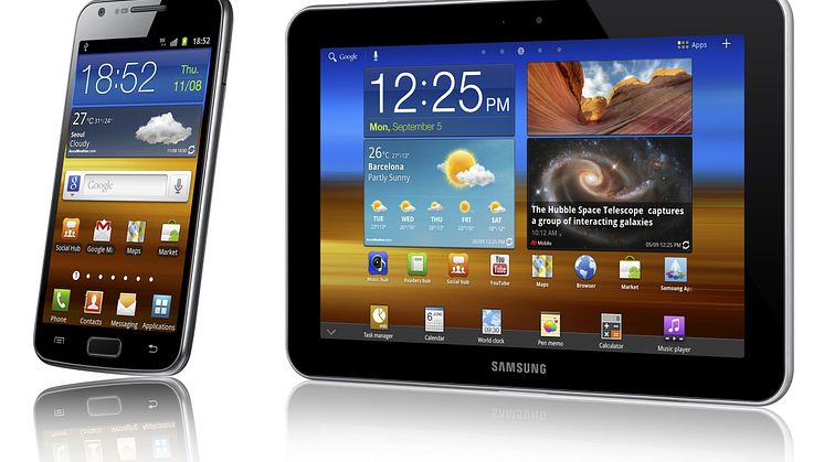 Samsungs 4g-mobil och surfplatta med lte till Norden