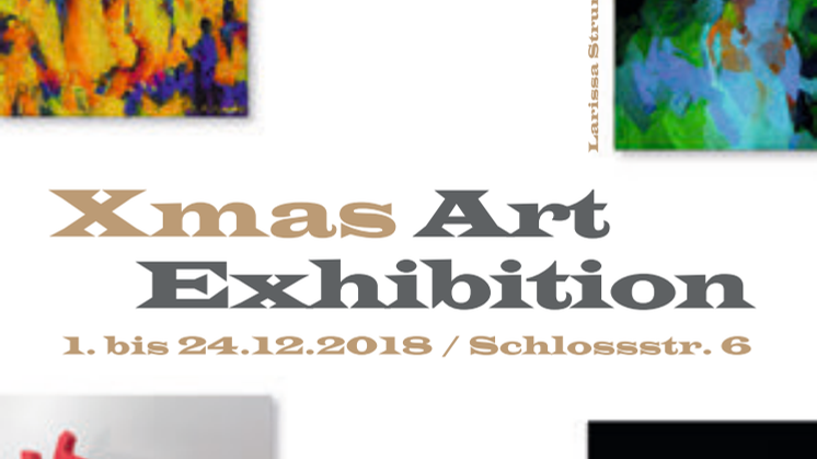 Programm Flyer Xmas Art Exhibition