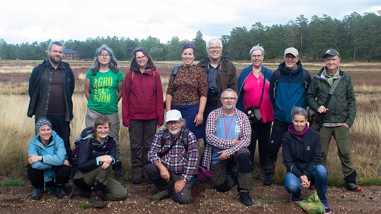 Gruppbild på Svenska Botaniska Förenigens styrelse och personal