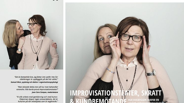 Boksläpp: Riksbyggen vässar kundbemötandet med improvisationsteater