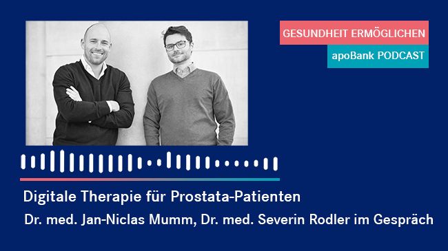 Mehr digitale Medizin aus ärztlicher Hand wünschen sich zwei Münchener Urologen und sprechen darüber im Podcast der apoBank