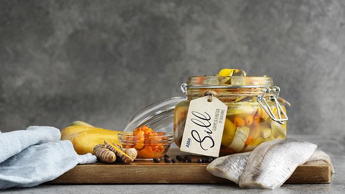 Abba sill havtorn och svartpeppar