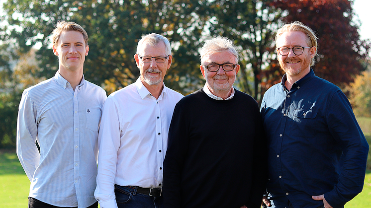 Rådgiverteamet Arkplan. Fra venstre:  André Hundahl Esbersen, John Bo Nielsen, Willy Rosseel, Poul Aas