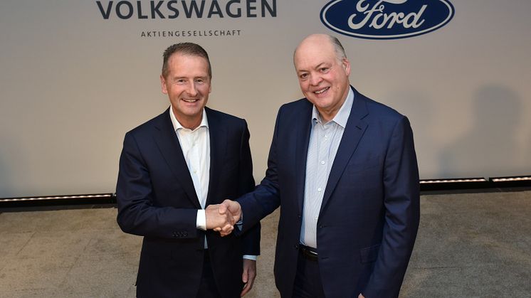 Ford og VW udvider samarbejde