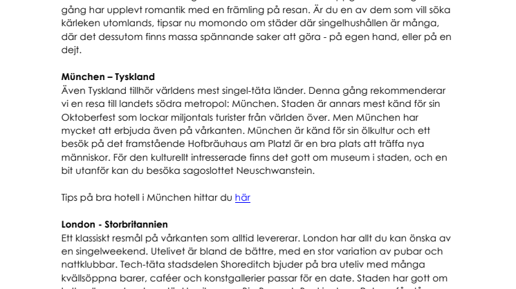 10 bästa städerna för att hitta den rätte 2017