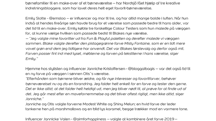 Lad farver og forme få frit spil i børneværelset