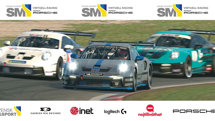 Missa inte årets SM virtuell racing by Porsche – live på SBFplay.se
