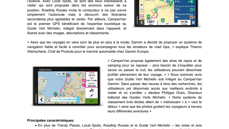 CP Garmin CamperVan