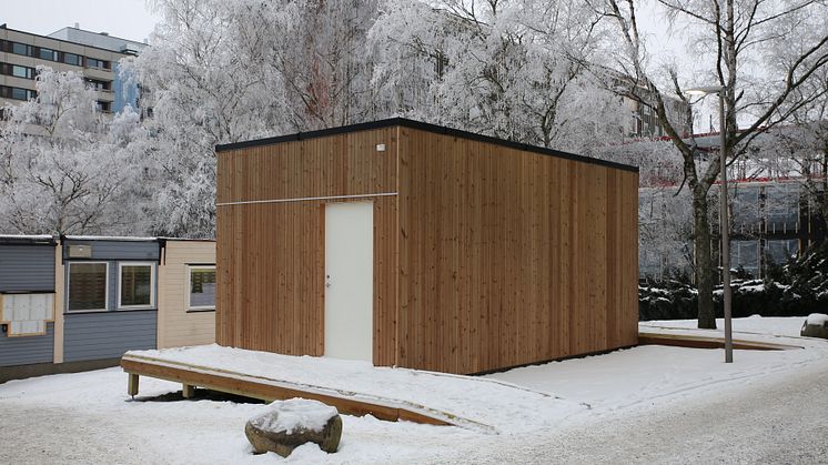Visningsleiligheten vinter