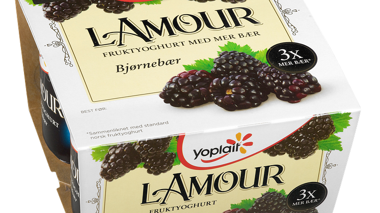 Yoplait l'Amour med bjørnebær