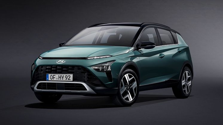 Hyundai presenterar helt nya BAYON, en snygg och elegant crossover-SUV