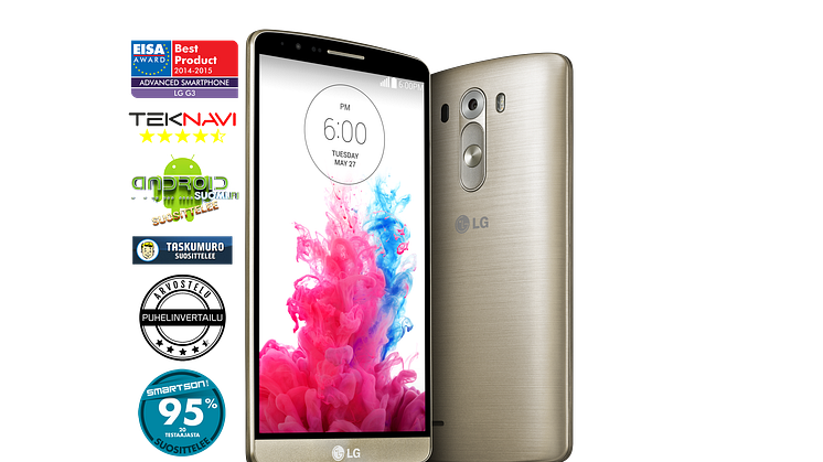 LG G3 menestyy – huippuarvostelut kuluttajilta ja lehdistöltä