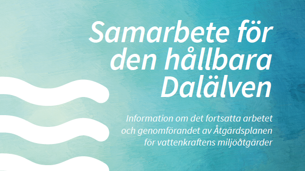 Fortsatt samarbete om vattenkraftåtgärder i Dalälven