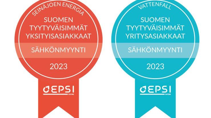 EPSI Rating Sähkönmyynti 2023 voittajat