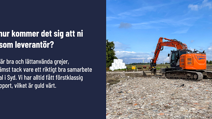 Slutligen, hur kommer det sig att ni valde oss som leverantör?