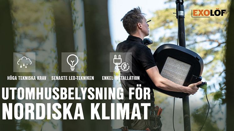 Utomhusbelysning för nordiska klimat 
