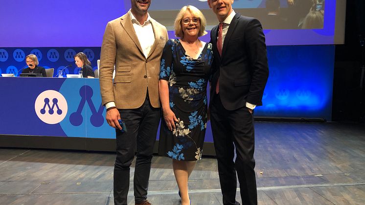 Johan Forssell, Irene Svenonius och Christofer Fjellner
