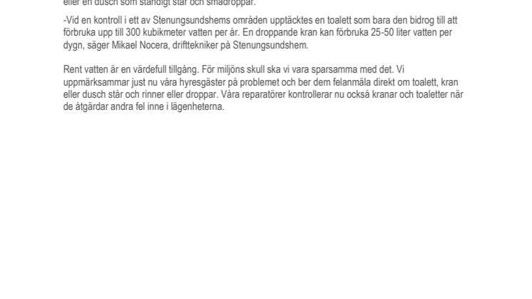 Är din toalett en miljöbov?