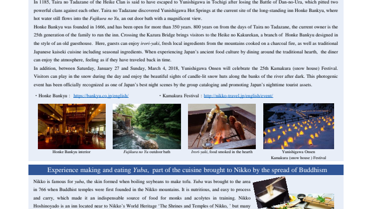 Enjoying a ‘Time Travel Gourmet’ Trip in the area around Tokyo