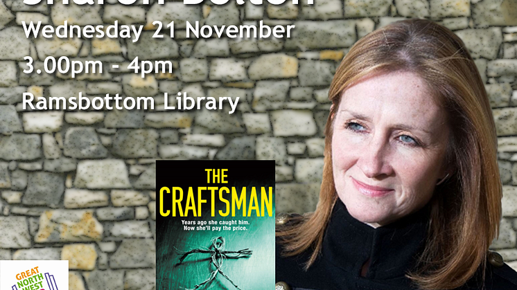 ​Meet thriller writer Sharon Bolton at Ramsbottom Library