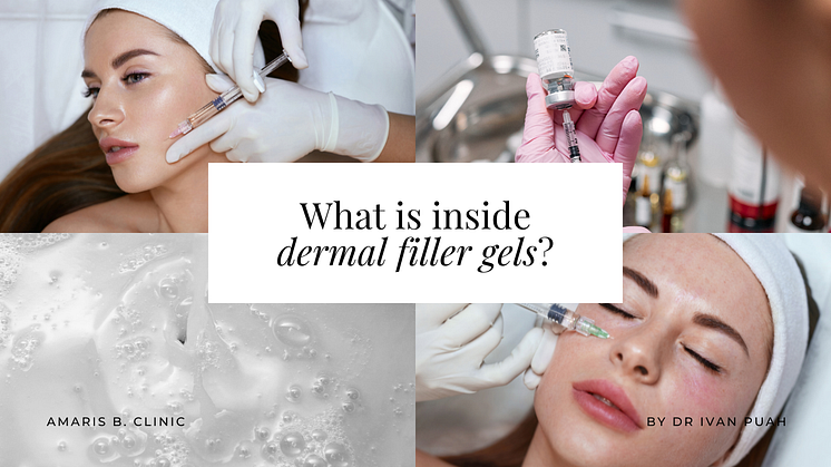What is inside dermal filler gels? Difference types of dermal filler and what are they made of?