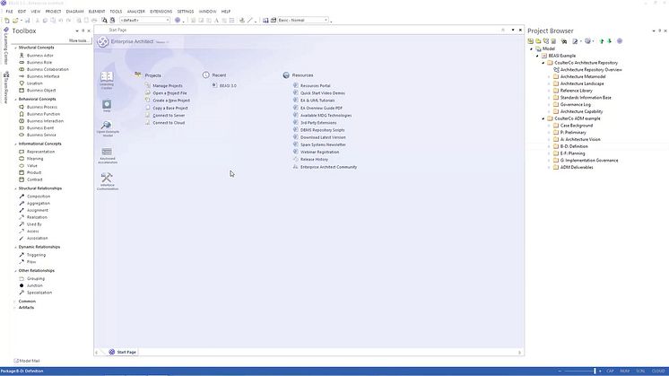 BEASI Generate Model from ArchiMate Viewpoint