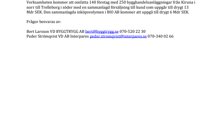 Gemensamt inköpsbolag