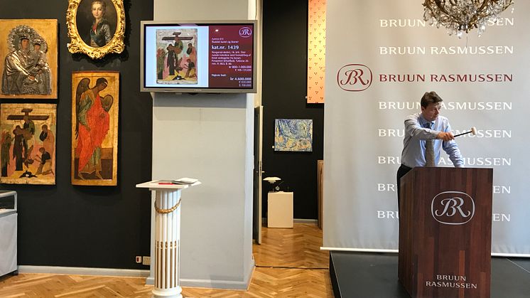 Frederik Bruun Rasmussen sælger russisk ikon for 4,6 mio. kr.