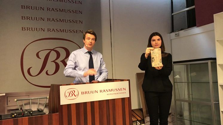 Auktionsrekord: 1,4 mio. kr. for et bundt pengesedler