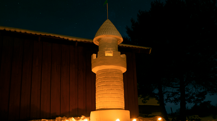 Snöskulptur
