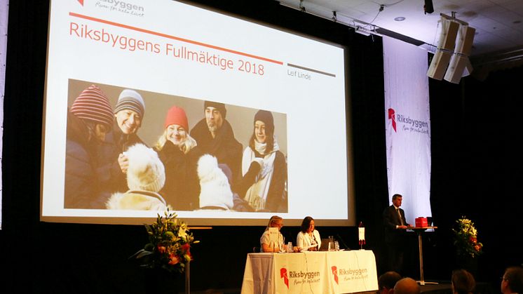 Riksbyggens fullmäktige samlades för stämma på Clarion Hotel i Stockholm den 16 maj.