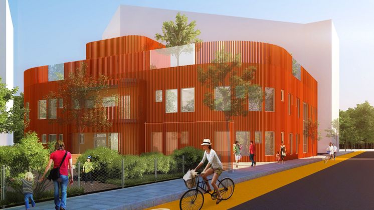 Pressinbjudan:  Ta en smygtitt på Karlstads första förskola i massivträ 