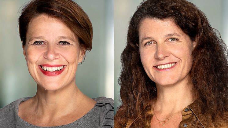 Administrerende direktør i Norsk Eiendom, Tone Tellevik Dahl og daglig leder i Grønn Byggallianse, Katharina Bramslev 