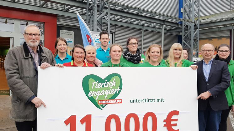 Spendenübergabe für die Zoofreunde Krefeld