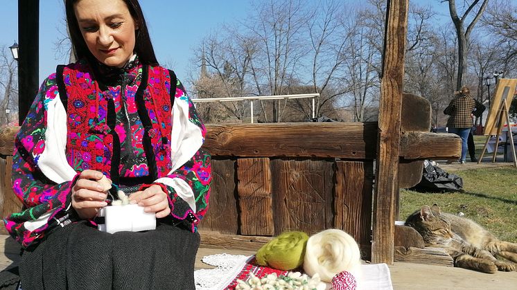 Videomaterial om “Mărțișor” på Rumänska kulturinstitutets onlinekanaler