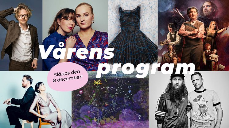 Programsläpp på kulturhuset den 8 december!